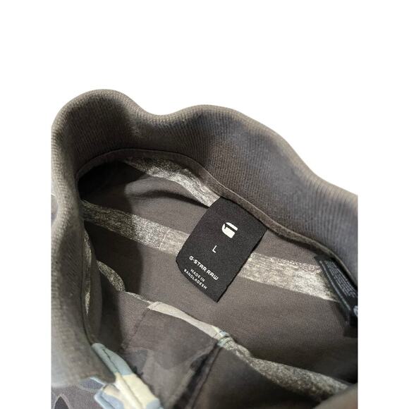 G-Star Raw Striped Camo Polo Shirt - Picture 4 of 4